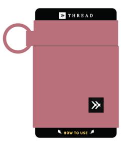 Blush Thread Elastic Wallet