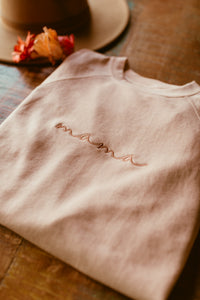 Custom Embroidered Lightweight Crew Sweatshirts or Hoodies