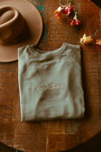 Custom Embroidered Lightweight Crew Sweatshirts or Hoodies