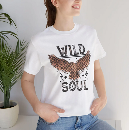 Wild Soul Checkered Eagle Tee