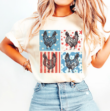 Chicken 4th of July Collage Tee