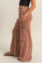 Hyfve Chestnut Brown Oversized Utility Sweatpants