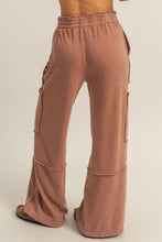 Hyfve Chestnut Brown Oversized Utility Sweatpants