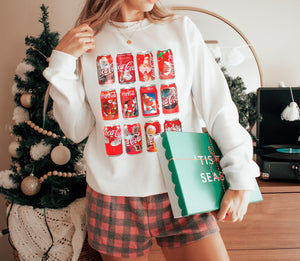 Vintage Christmas Coke Can Unisex Tees & Crewneck Sweatshirts
