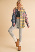 Aemi + Co Neela Pink & Blue Multi Color Plaid Flannel