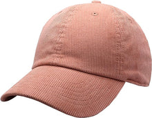Newhattan Peach Pink Corduroy Cap