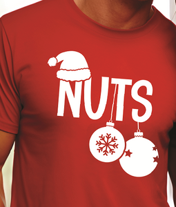 Holiday Humor Couples Unisex Chestnuts Tees Chest + Nuts T Shirts or Sweatshirts