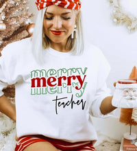 Teacher Christmas Unisex Vintage Crewneck Sweatshirts