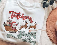Teacher Christmas Unisex Vintage Crewneck Sweatshirts
