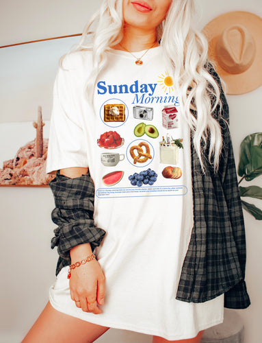 Sunday Morning Collage Tee