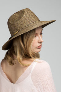 Something Special Brown Panama Hat with Tassel
