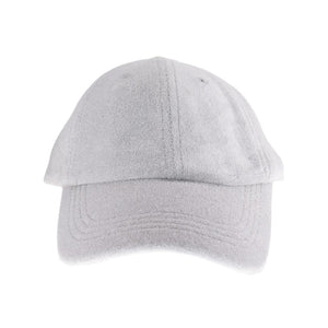 Silver Grey Terry Cloth C.C Baseball Cap