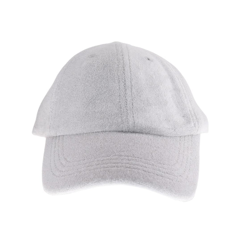 Silver Grey Terry Cloth C.C Baseball Cap