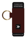 Chocolate Thread Lip Balm Holder