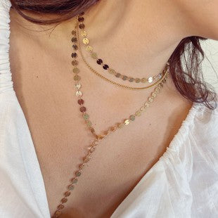 3 Strand Gold Necklace
