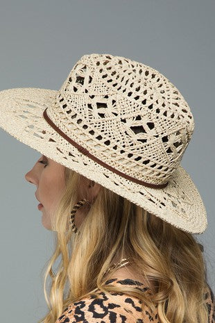 *Ruggine* Elaborate handweaving open-weave panama