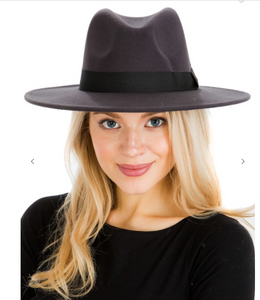 Wide Brim Fedora Hat