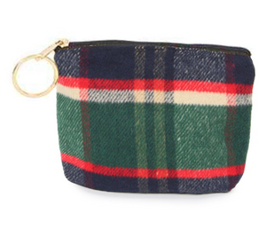 Plaid Pattern Coin Purse