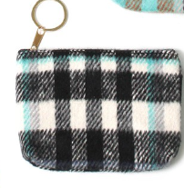 Plaid Pattern Coin Purse