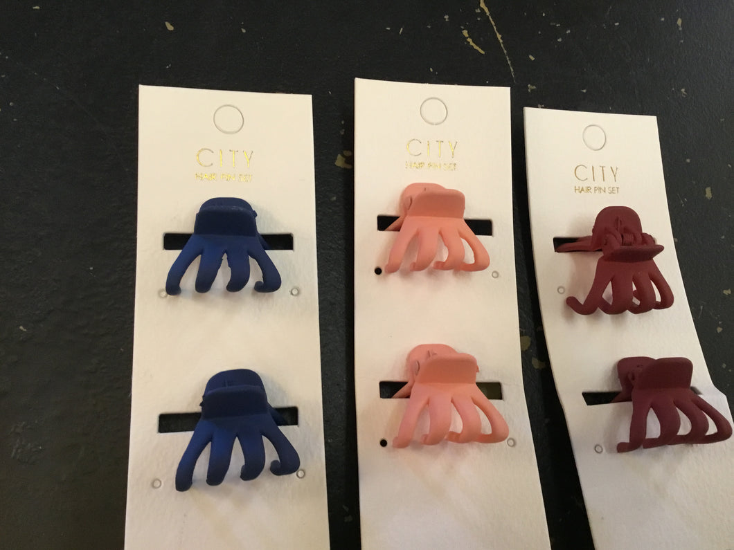 Set of 2 claw clips