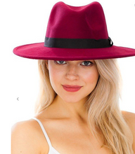 Wide Brim Fedora Hat